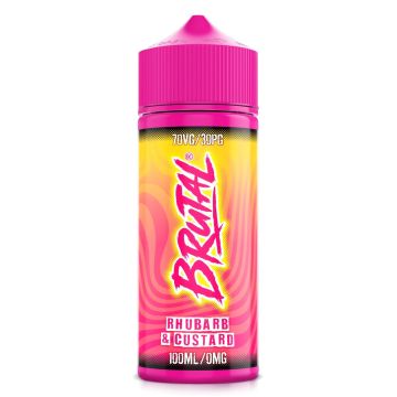 Just Juice BRUTAL - RHUBARB & CUSTARD - 100ml - Shortfill