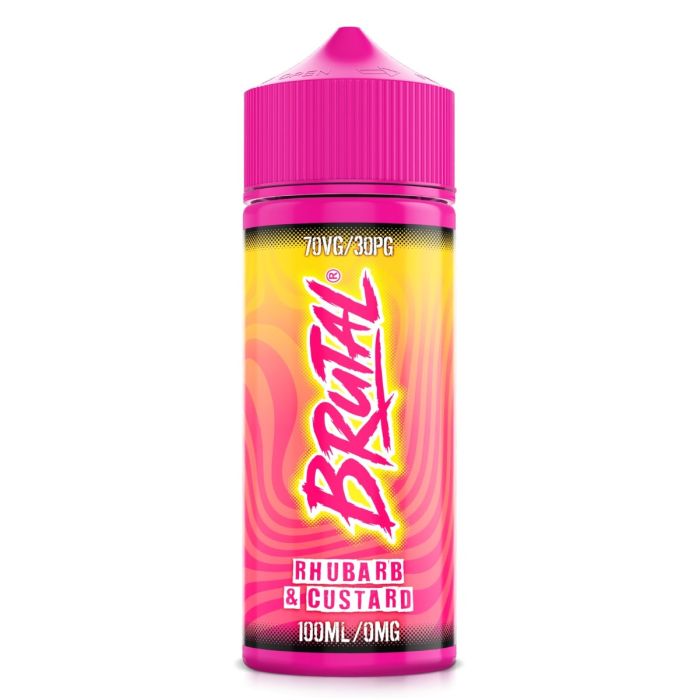 Just Juice BRUTAL - RHUBARB & CUSTARD - 100ml - Shortfill